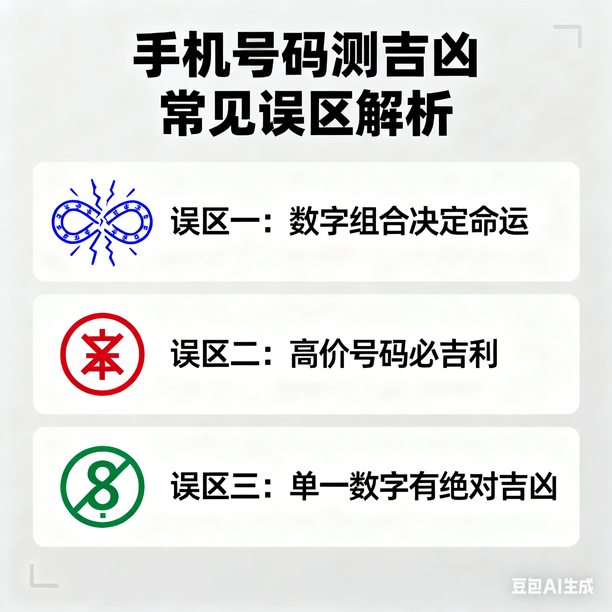 手机号码测吉凶常见误区解析