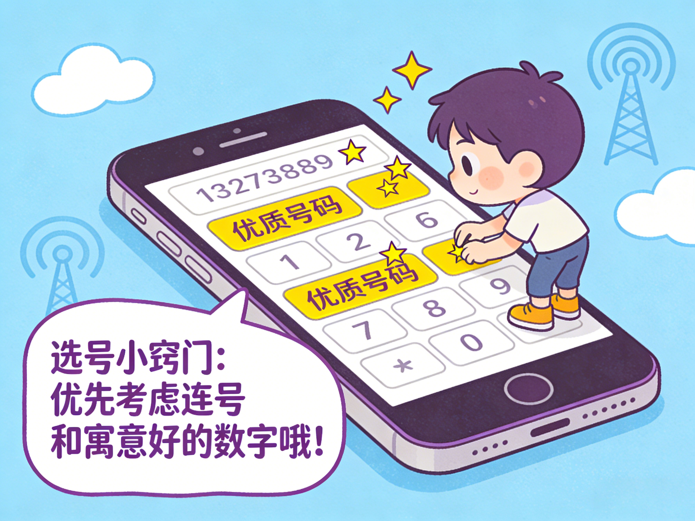 手机号码不只是数字？选号技巧让你更有好运气！
