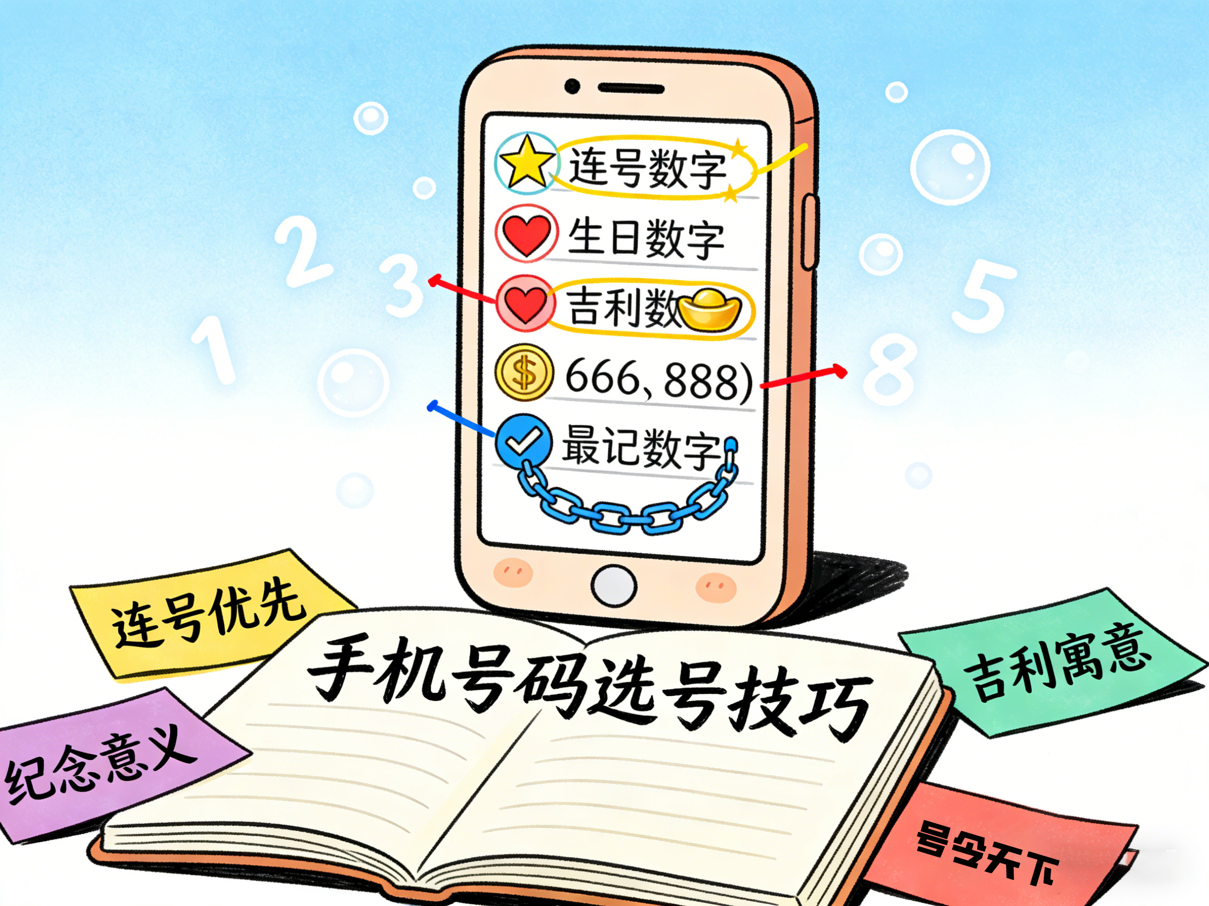手机号码选号指南，让你号码更有价值！