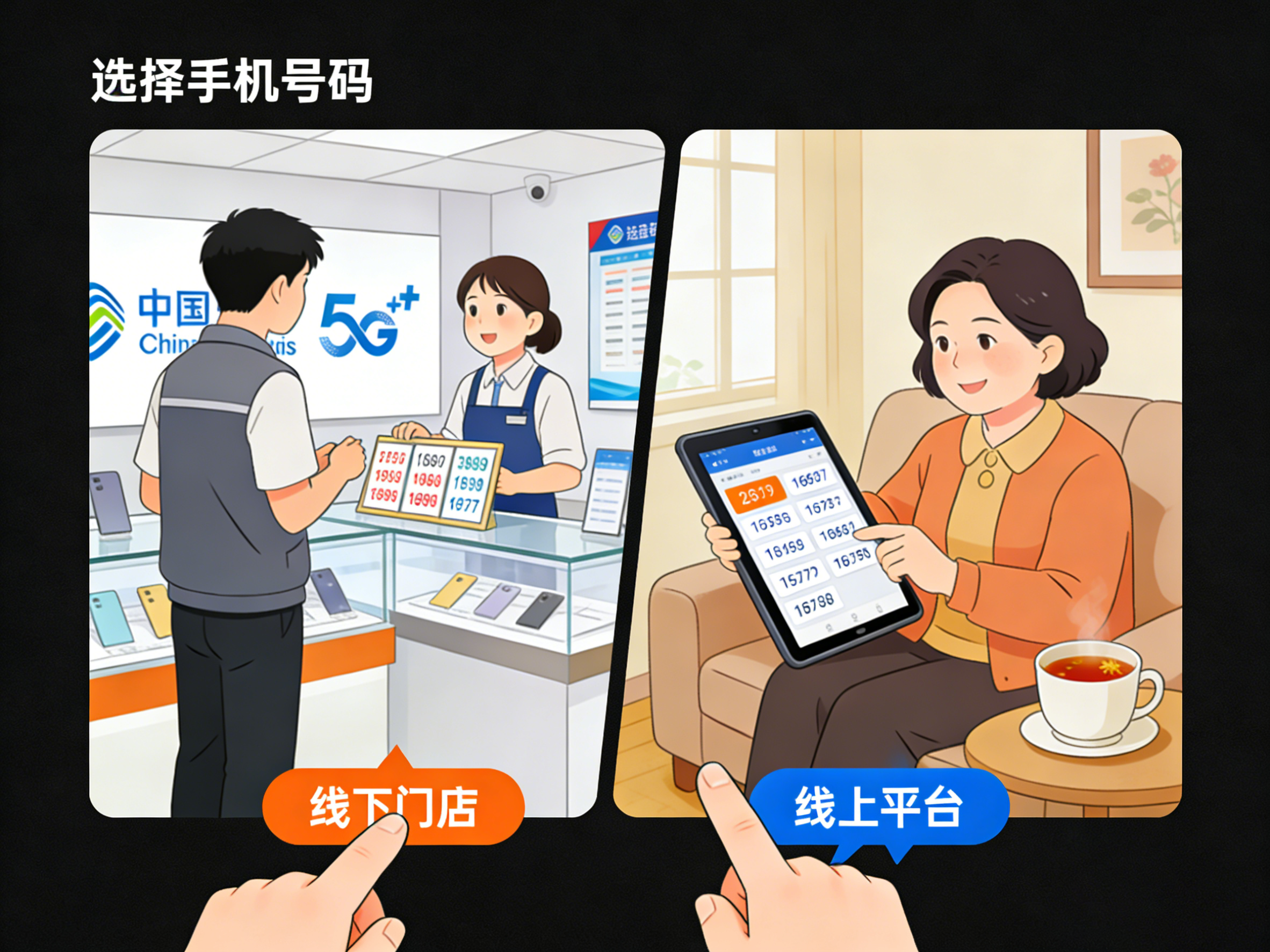 手机号码靓号在哪里呢？怎么去选号？